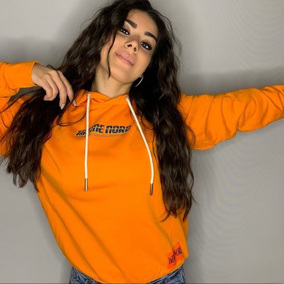 ⛺️ Bright Orange Japan Hoodie ⛺️ - Picture 2 of 3